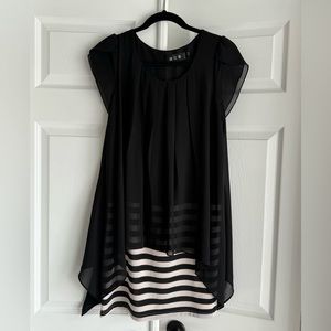 Back and some white Dress